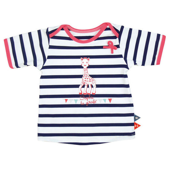 Camiseta de Manga Corta Sophie la Jirafa con filtro anti uv niña: Productos de Mister Baby Camiseta de Manga Corta Sophie la Jirafa con filtro anti uv niña: Productos de Mister Baby