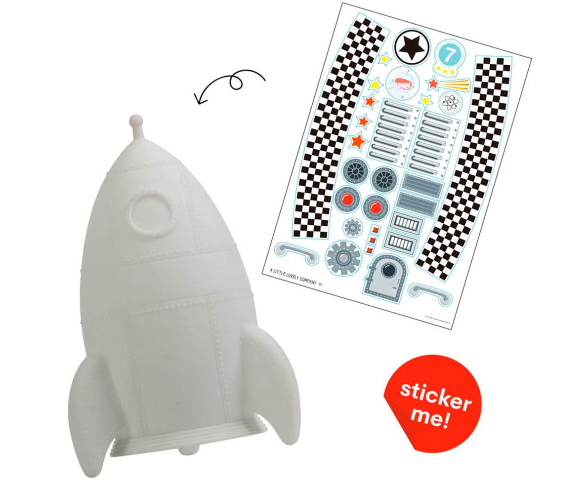 Mini Luz Cohete A Little Lovely Company: Productos de Mister Baby Mini Luz Cohete A Little Lovely Company: Productos de Mister Baby