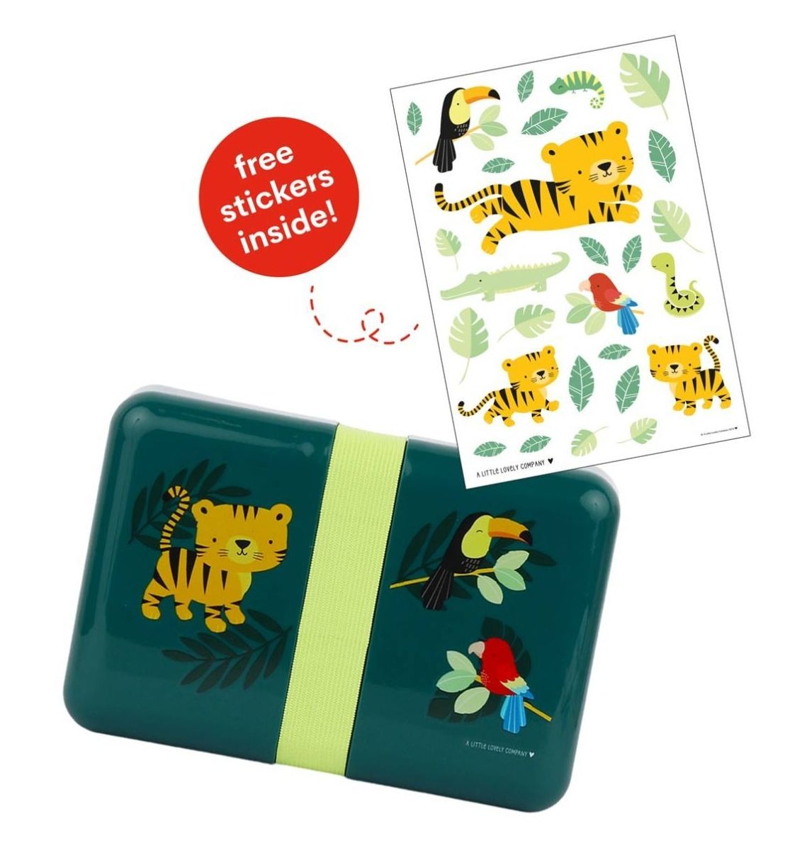 Caja de Almuerzo Tigre: Productos de Mister Baby Caja de Almuerzo Tigre: Productos de Mister Baby