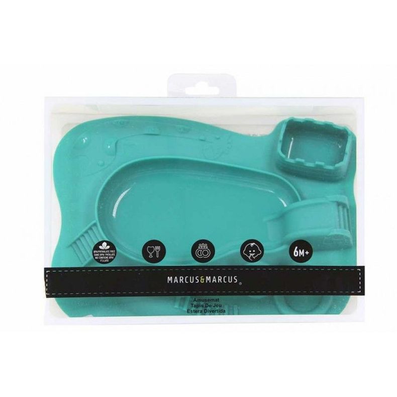 Plato divertido silicona Marcus & Marcus: Productos de Mister Baby Plato divertido silicona Marcus & Marcus: Productos de Mister Baby