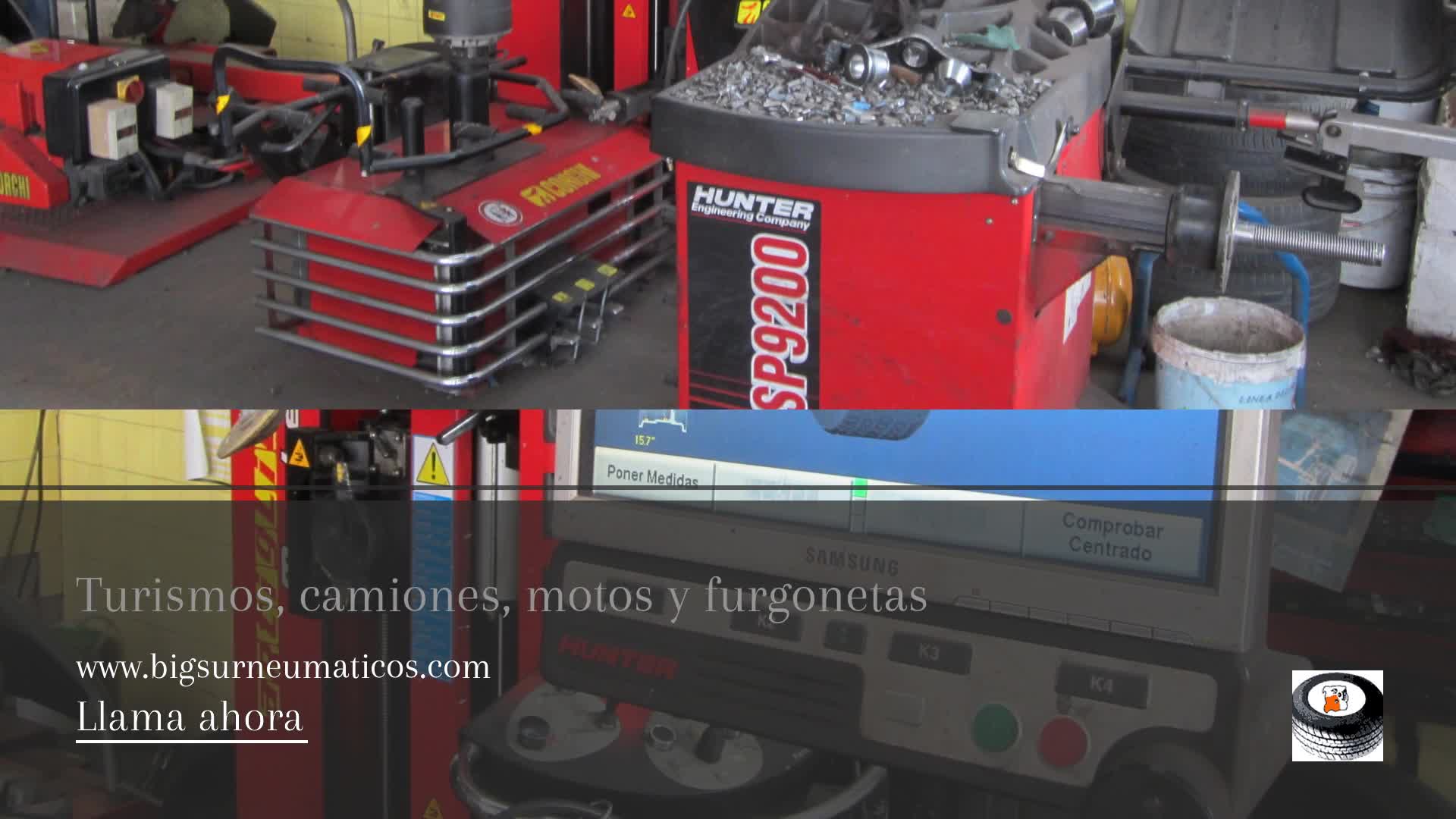 Video 1 de Neumáticos en Murcia Big Sur Neumáticos
